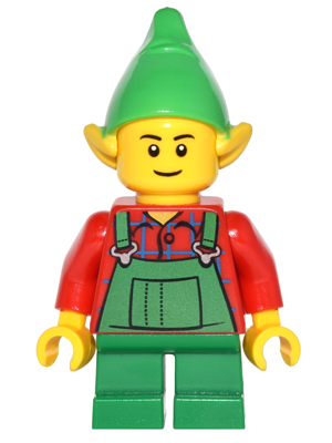 LEGO Winter Village Elf Minifigure Christmas Holiday