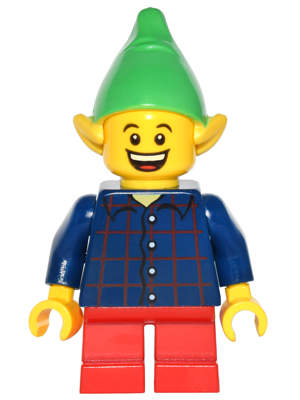 LEGO Winter Village Elf Minifigure Christmas Holiday