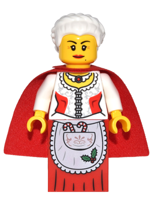 LEGO Winter Village Mrs Claus Minifigure Christmas Holiday