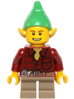 LEGO Winter Village Elf Minifigure Christmas Holiday