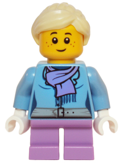 LEGO Winter Toy Shop Child Girl Minifigure - Christmas