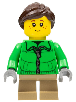 LEGO Winter Holiday Train Girl Minifigure - Christmas
