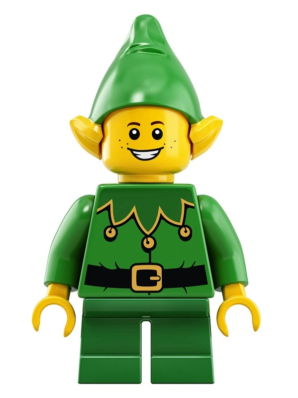LEGO Winter Village Elf Minifigure Christmas Holiday