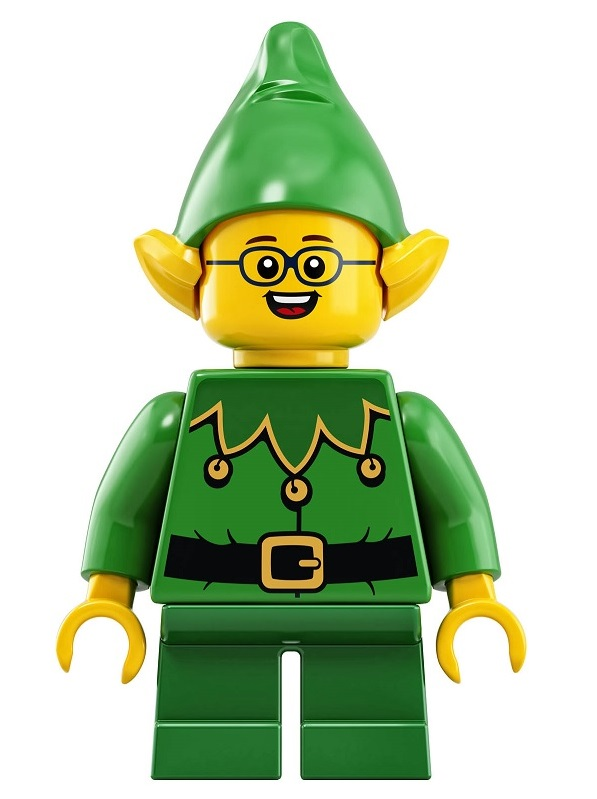 LEGO Winter Village Elf Minifigure Christmas Holiday