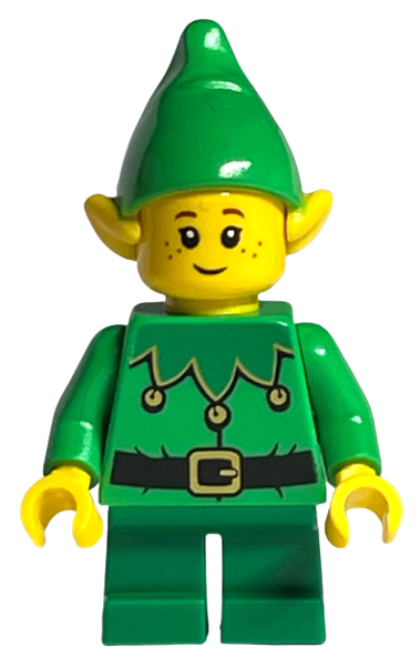 LEGO Winter Village Elf Minifigure Christmas Holiday