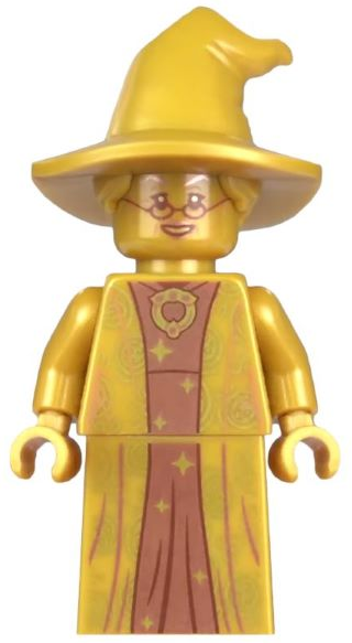 LEGO Harry Potter Professor Minerva McGonagall Pearl Gold 20th Anniversary Minifigure