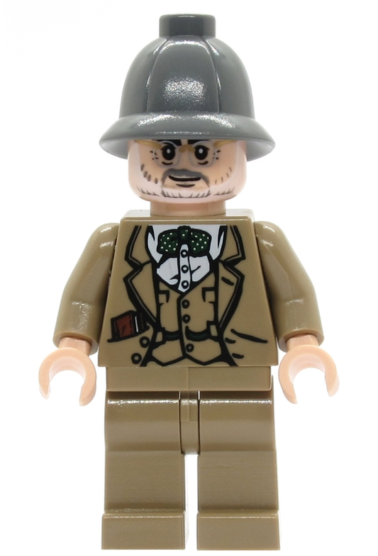 LEGO Indiana Jones Professor Henry Jones Sr Minifigure