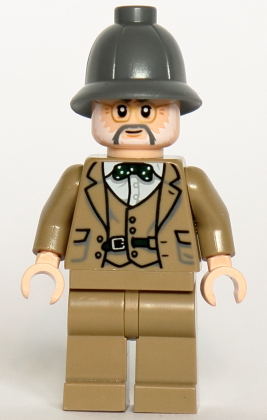 LEGO Indiana Jones Professor Henry Jones Sr Minifigure
