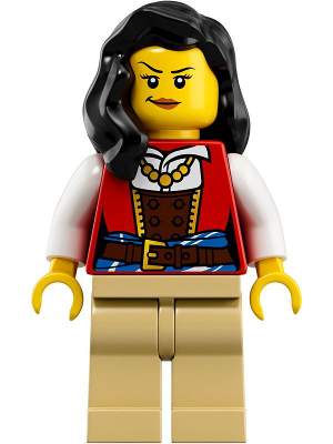 LEGO Pirates Lady Anchor Minifigure