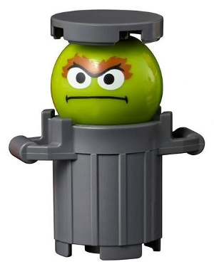 LEGO Sesame Street Oscar the Grouch Minifigure