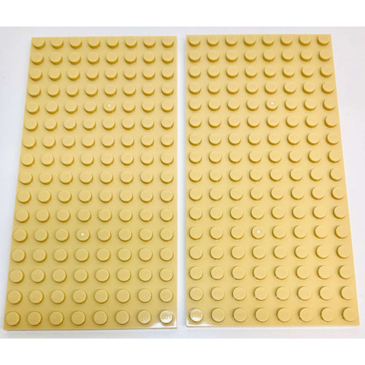 lego-plate-8&#215;16-pack-of-2-tan-brickresales-pty-ltd-906-1-scaled