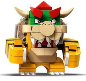 LEGO Super Mario Bowser Brick Built Giant Figure / Minifigure