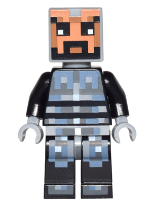 LEGO Minecraft Skin 5 Silver Armour Minifigure
