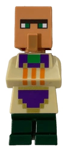LEGO Minecraft Villager Cleric Minifigure