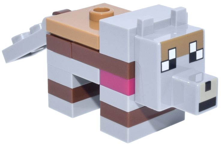 LEGO Minecraft Animal Wolf - Tamed