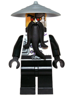 LEGO Ninjago Wu Evil / Wu Sensei / Techno Wu Minifigure