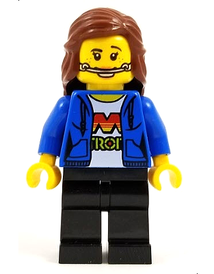 LEGO Ninjago Nancy Minifigure with M-Tron Shirt