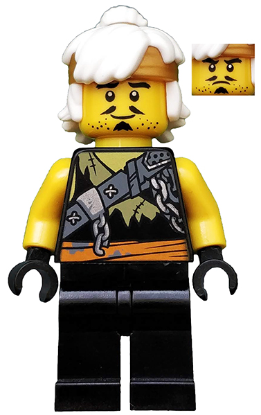 LEGO Ninjago Wu Teen / Sensei Wu / Dragon Hunter Disguise Minifigure