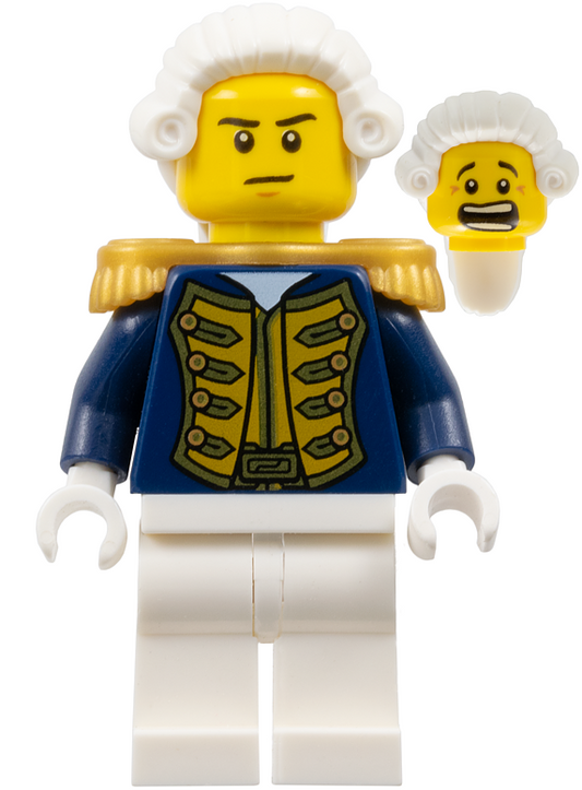LEGO Pirates Admiral Minifigure