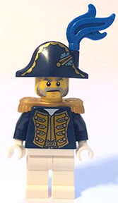 LEGO Pirates Bluecoat Governor Minifigure