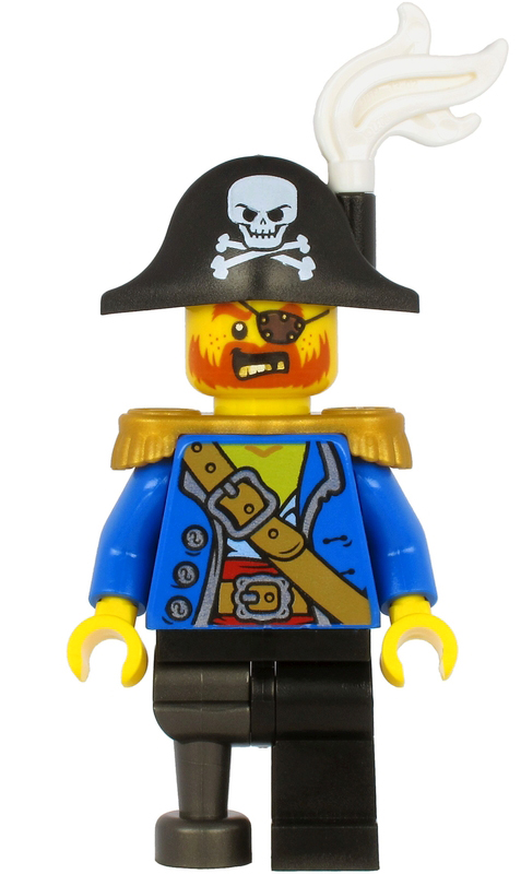 LEGO Pirates Captain Minifigure