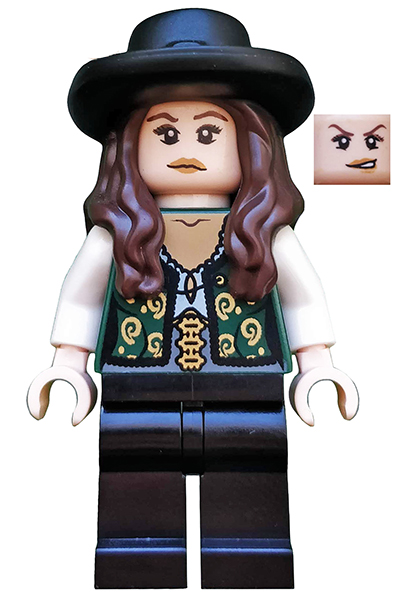 LEGO Pirates of the Caribbean Angelica Minifigure (without Feather)
