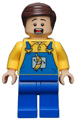 LEGO DC Superheroes Truck Driver Banana Overalls Minifigure