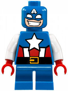 LEGO Marvel Superheroes Captain America Minifigure Mighty Micros