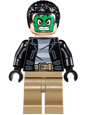 LEGO Marvel Superheroes Robber Minifigure Hulk Mask