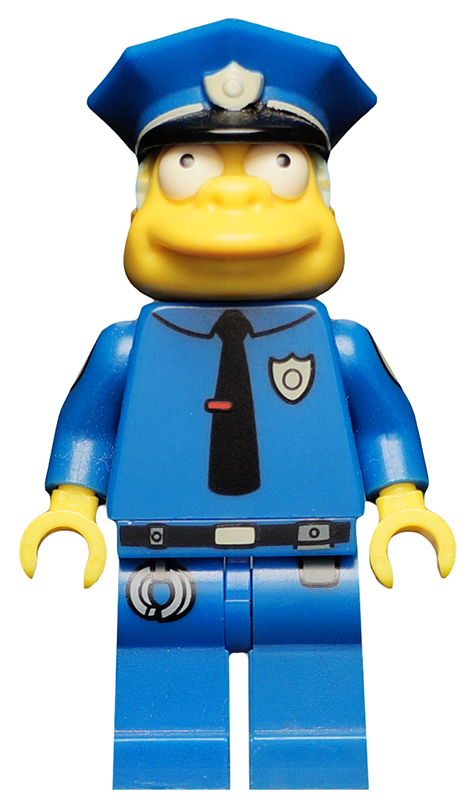 LEGO Simpsons Chief Wiggum Minifigure