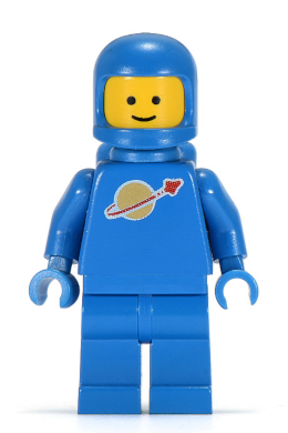 LEGO Classic Space Blue Astronaut Minifigure