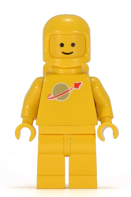 LEGO Classic Space Vintage Yellow Astronaut Minifigure