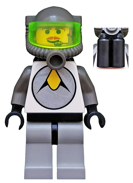 LEGO Space Vintage Exploriens Chief Minifigure