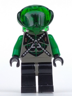 LEGO Space Vintage UFO Zotaxian Alien Danny Longlegs / Corporal Steel Minifigure