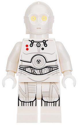 LEGO Star Wars White Protocol Droid K-3PO Minifigure