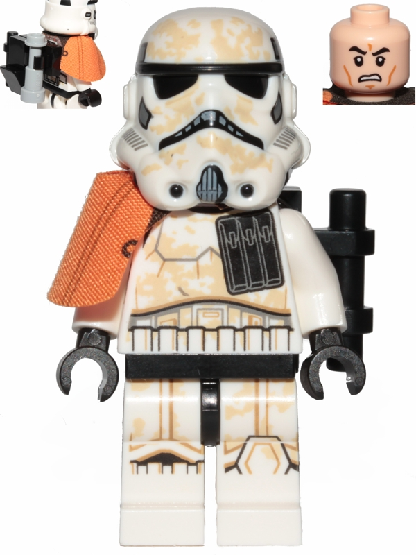 LEGO Star Wars Sandtrooper Squad Leader / Captain Minifigure
