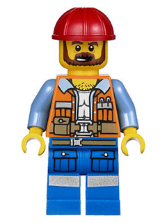 LEGO Movie Frank the Foreman Minifigure
