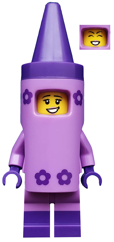 LEGO Movie Crayon Girl Minifigure