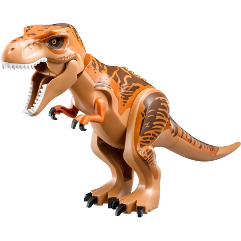 LEGO Animal Dinosaur Tyrannosaurus Rex / Dark Orange & Dark Brown Markings