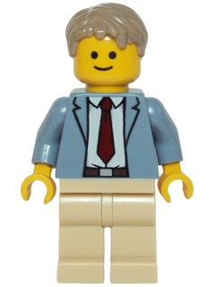 LEGO Creator / City Detective Ace Brickman Minifigure from Modular Detective's Office
