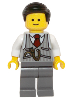 LEGO Creator / City Bank Manager Minifigure from Modular Brick Bank
