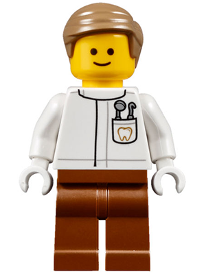 LEGO Creator / City Dentist Minifigure from Modular Assembly Square