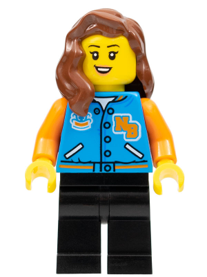 LEGO Creator / City Female Minifigure From Set #10273 Haunted House