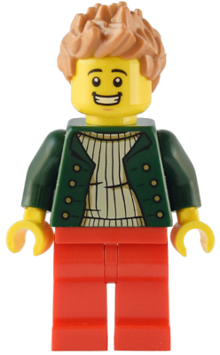 LEGO City / Creator Pizza Delivery Driver Minifigure