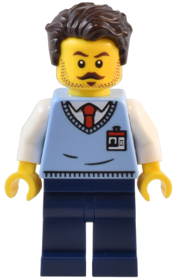 LEGO City / Creator Natural History Museum Employee Minifigure