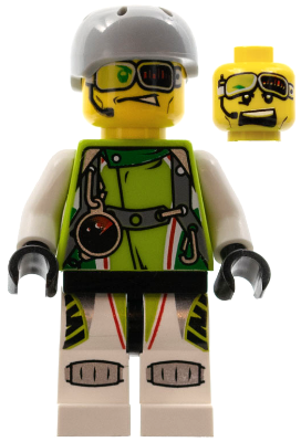 LEGO World Racers Team X-Treme Daredevil 2 / DEX-Treme Minifigure